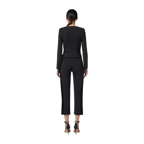Elisabetta Franchi Giacche Giacca Donna dettagli ecopelle 42 - Francavilla Moda